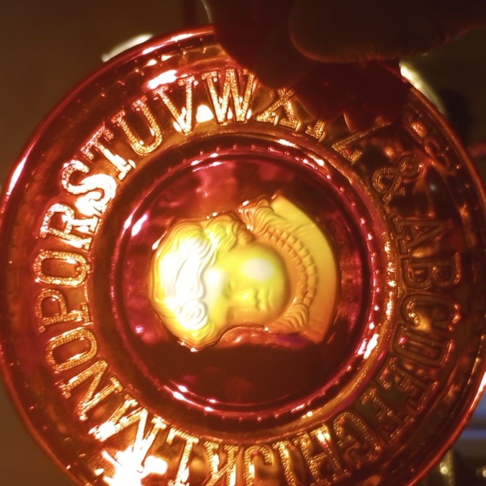Vintage Plate with ABC's